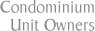 Condominium Unit Owners Policy